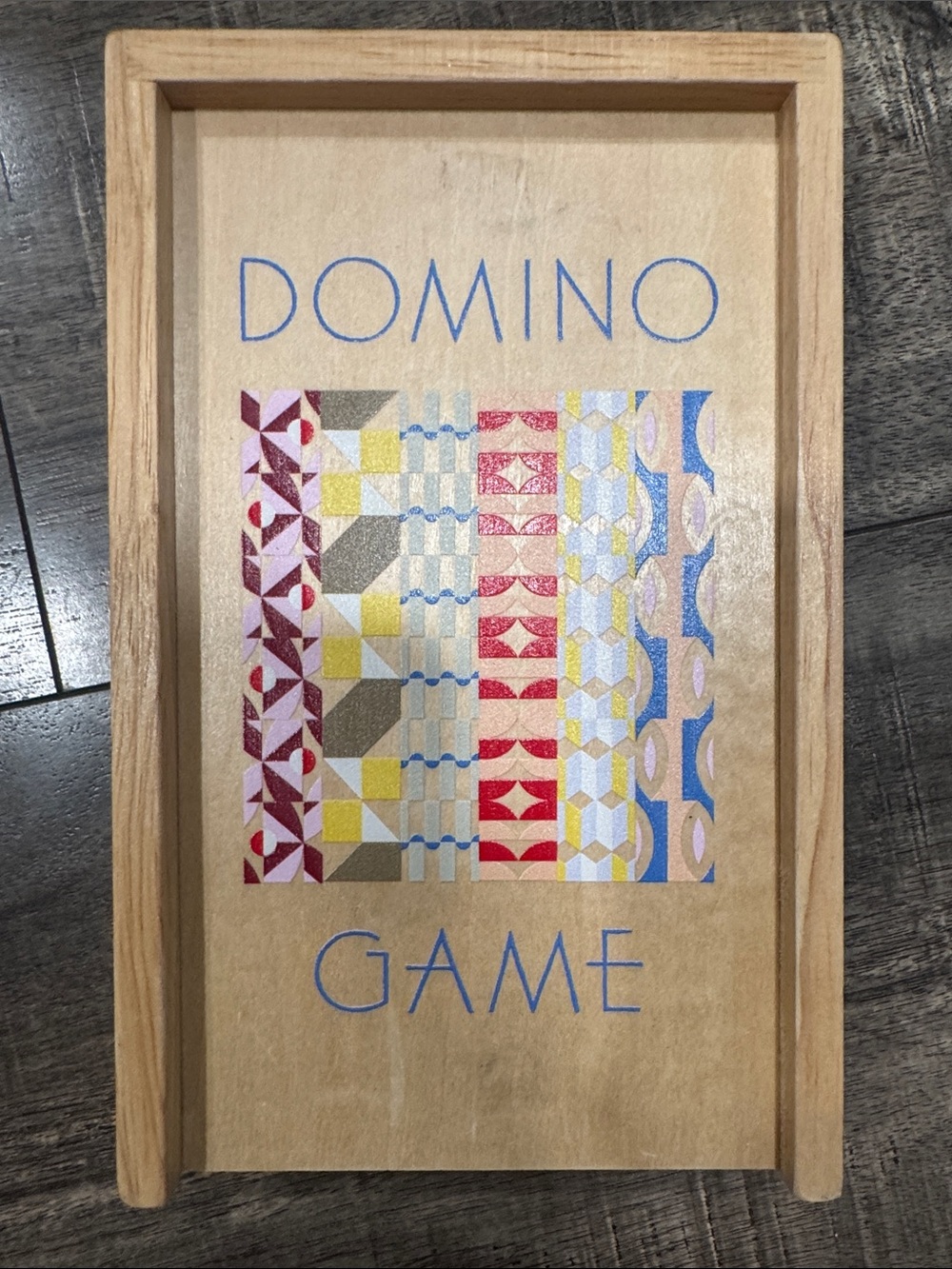 Anthropologie Wooden Domino Game Set - Multicolor - Picture 3 of 7